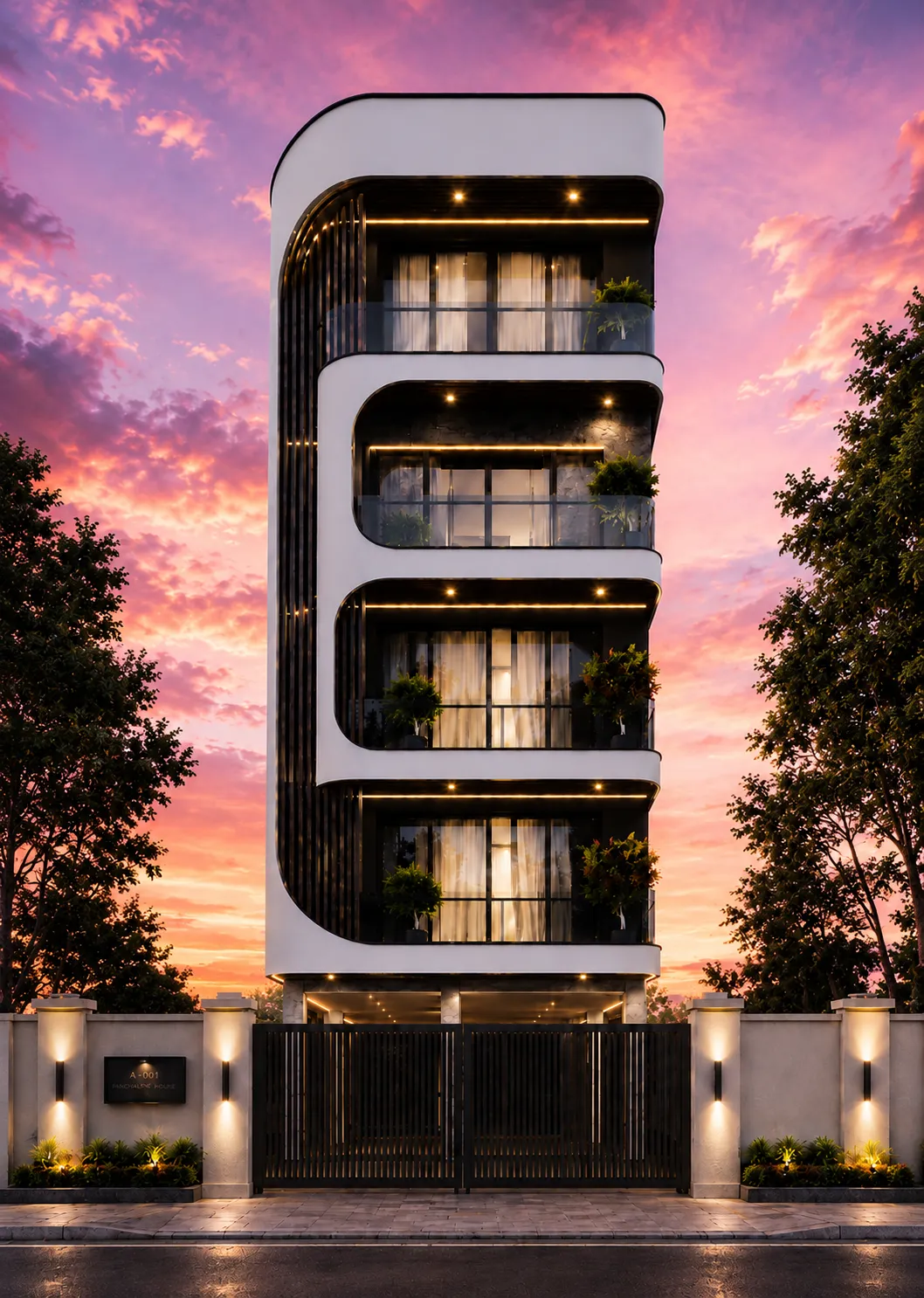 Architectural Detail: Side Perspective